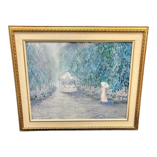 Marjolyn Van Der Hart First-Year Impressionist Oil Painting, 1988 For Sale