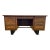 1970s Vintage Mid Century Modern Wooden Tanker Desk For Sale