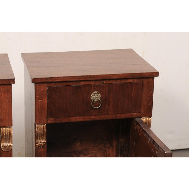 Italian Pair 19th C. Side Chests For Sale - Image 10 of 12