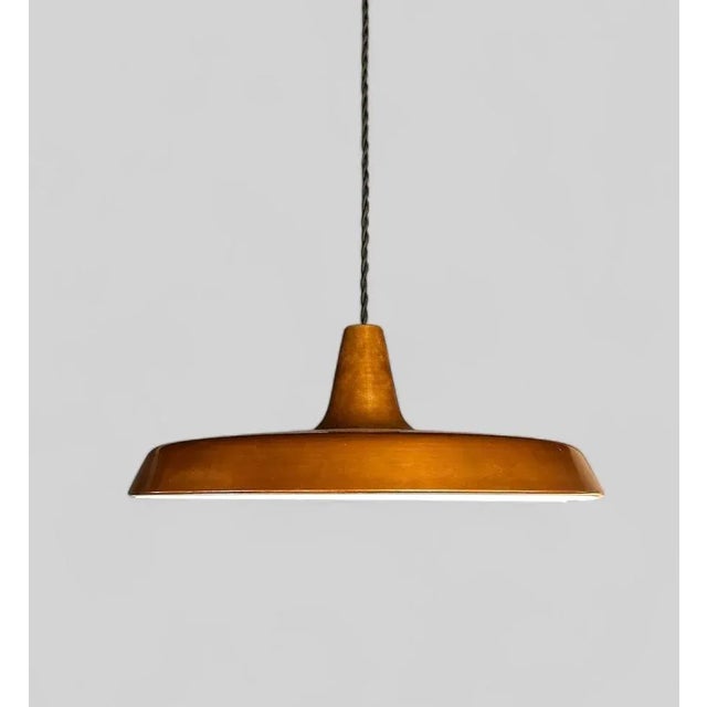 Vintage Danish Copper Pendant Lamp, 1960 For Sale - Image 6 of 6