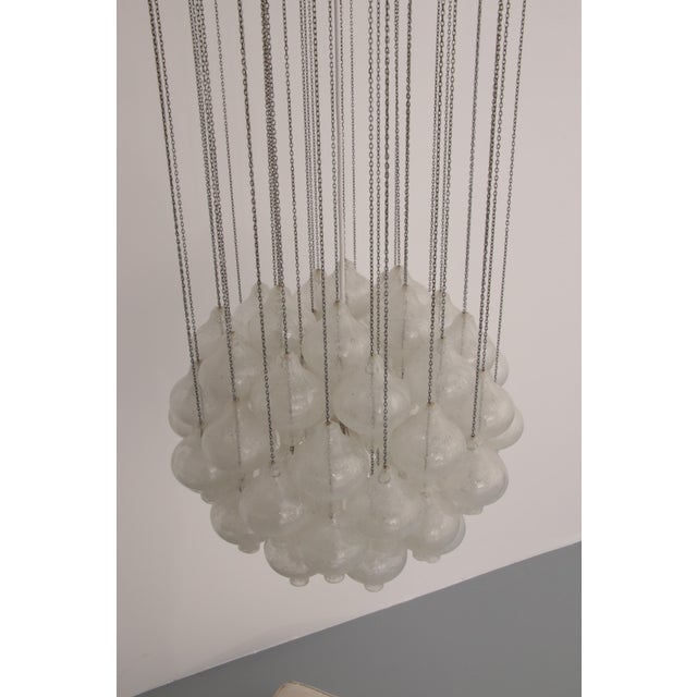 Vintage Tulipan Pendant Light in Blown Glass by J. T. Kalmar, 1970 For Sale - Image 13 of 18