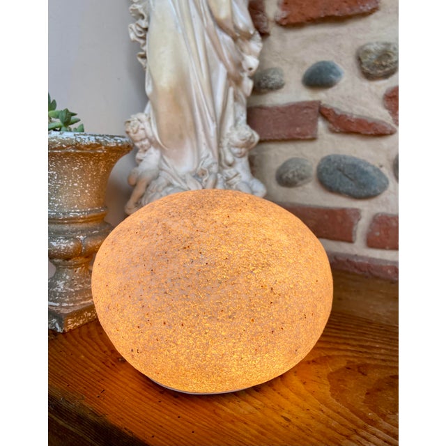 Contemporary French Organic Ceramic Rock Table Lamp by Dora Cazenave, 1970s For Sale - Image 3 of 7