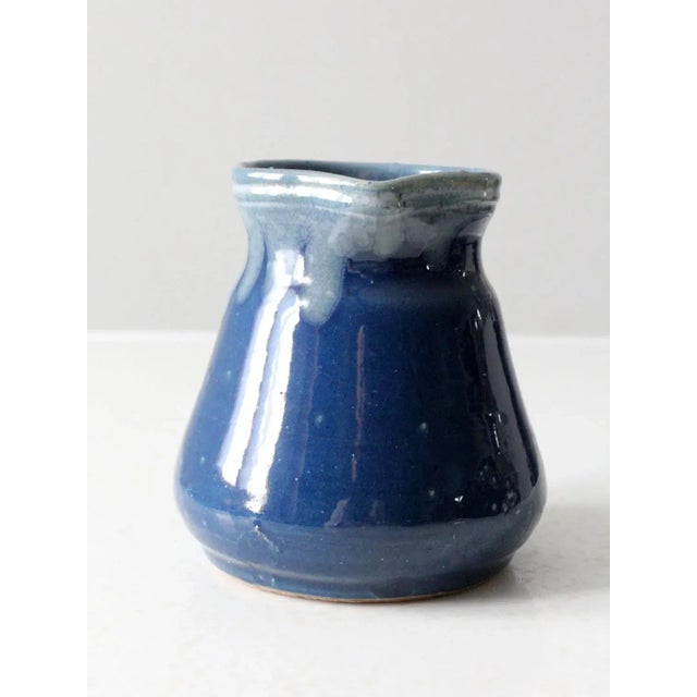 Late 20th Century Vintage Studio Pottery Pitcher For Sale - Image 5 of 12
