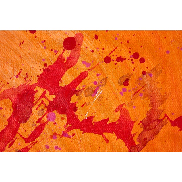 Textile Modern Abstract Oil Painting For Sale - Image 7 of 13