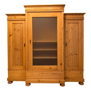 Gründerzeit 3-Piece Wardrobe in Softwood For Sale