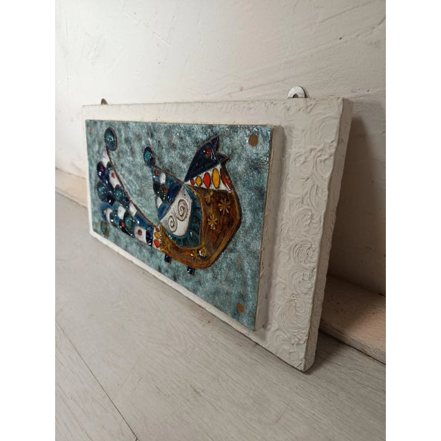 1960s Vintage Ceramic Panel by Roland Zobel, 1960s For Sale - Image 5 of 13