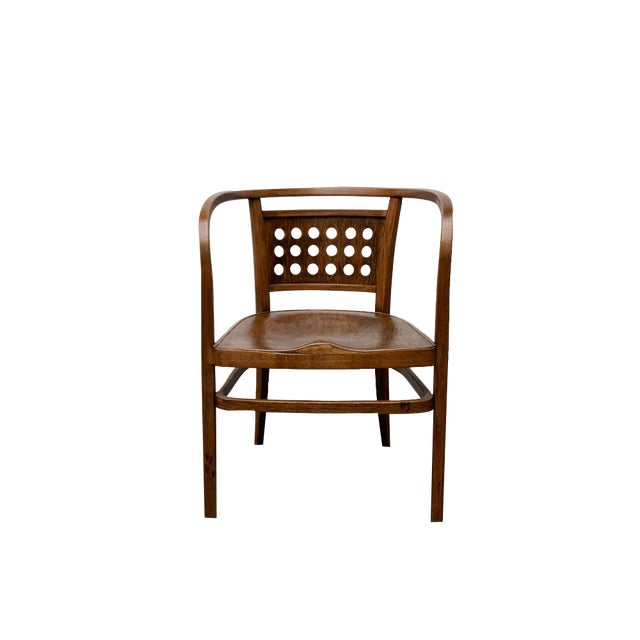Art Deco Model 721 Arm Chair by Otto Wagner for J&j Kohn, 1900s For Sale
