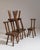 Set of Six 1960s Belgian Brown Brutalist Oak Mobichalet Dining Chairs For Sale - Image 12 of 15