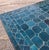 44" Rectangular Handmade Moroccan Petrol Blue Mosaic Table For Sale - Image 4 of 7