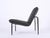 Set of Swiss Aluline Lounge Chairs in Black Leather by Andre Vandenbeuck for Strässle, 1960s For Sale - Image 10 of 18