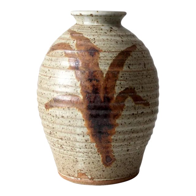 Vintage Studio Pottery Vase For Sale
