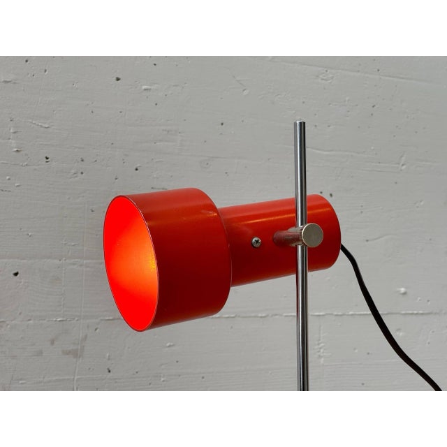 Mid-Century Modern Vintage Metal Table Lamp, 1970s For Sale - Image 3 of 18