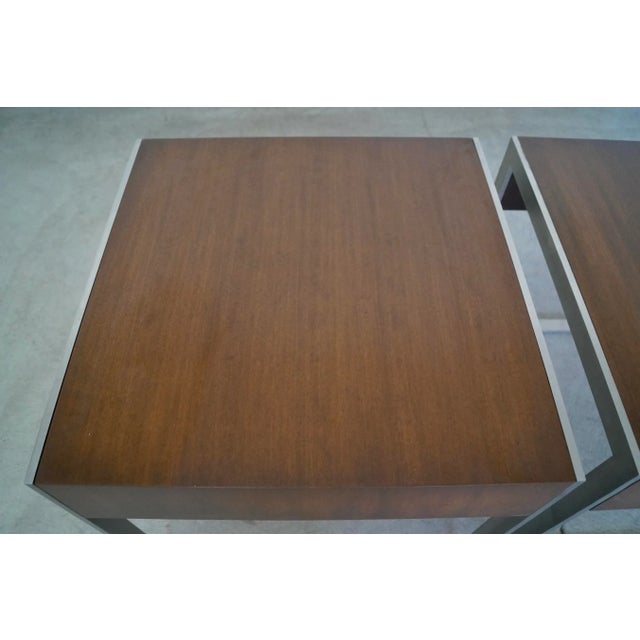 Early 2000's Bernhardt Side Tables - a Pair For Sale - Image 9 of 13