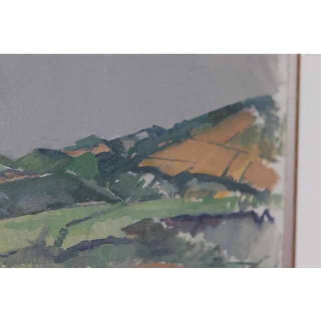 Gustav-Adolf Johansson, Valley, 1972, Oil on Canvas, Framed For Sale - Image 7 of 16