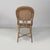 Art Nouveau Italian Chairs in Rattan and Light Blue Rattan, 1900s, Set of 2 For Sale - Image 4 of 18
