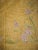 French Art Nouveau Yellow Moire Silk and Flowers Castle Curtains Drapes - A Pair For Sale - Image 9 of 12