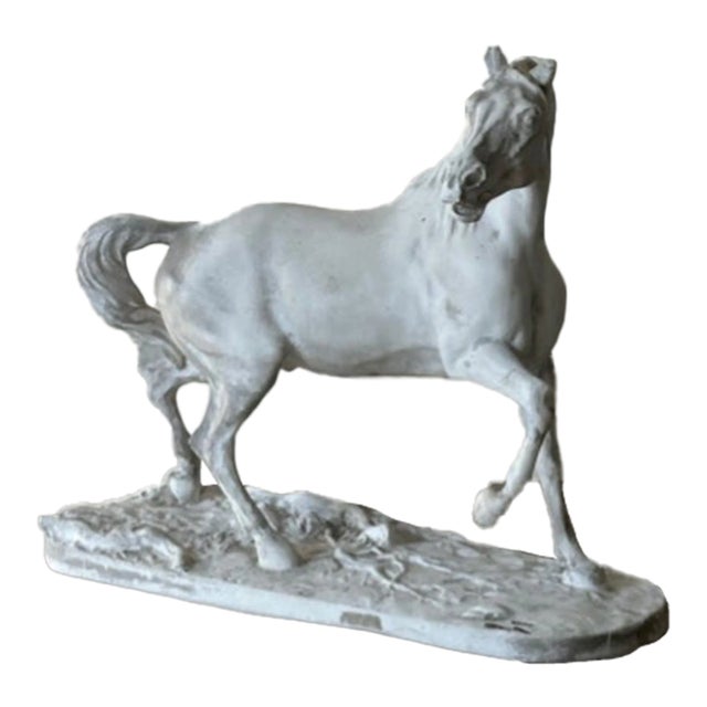 Plaster Sculpture's Model of a Horse, 19th Century French For Sale
