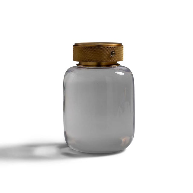 Mid-Century Modern Oceanic Clear LED Cordless Lamp For Sale - Image 3 of 6