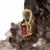 2020s Oval 8x6mm - 1ct Pink Tourmaline Pendant in 14k Solid Gold With Rabbit Bail For Sale - Image 5 of 7