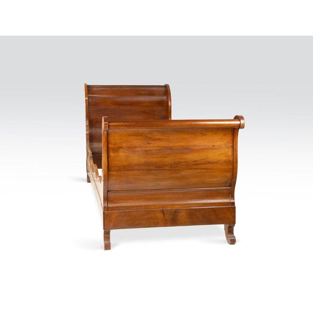 Vintage Wooden Bed, Italy, Early 20th Century For Sale - Image 4 of 7