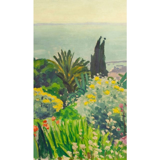 Not Yet Made - Made To Order Vintage Coastal Art Print – Spring Garden by Marquet, 48" X 36" For Sale - Image 5 of 7