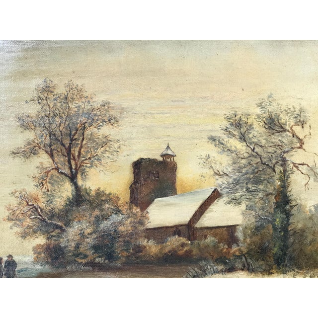 Reeves & Sons, Landscape Composition, 19th Century, Oil Painting on Canvas, Framed For Sale - Image 3 of 7
