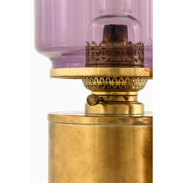 Oil Lamp Model L-47 attributed to Hans-Agne Jakobsson, 1950s, Set of 2 For Sale - Image 3 of 6