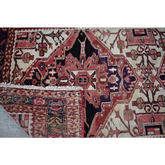 Persian Vintage Handmade Persian Karajah Runner - 3′5″ × 11′ For Sale - Image 3 of 6
