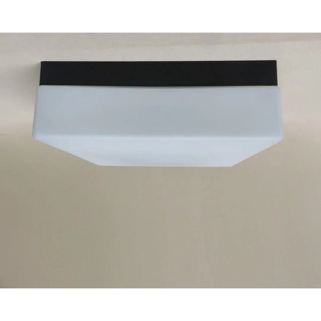 Black & White Minimalist Ceiling Lamp from Erco, 1960s For Sale - Image 17 of 17