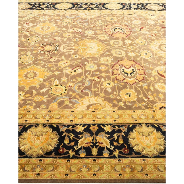 Solo Rugs Mogul, One-of-a-Kind Hand-Knotted Area Rug - Brown, 8' 1" x 10' 3" For Sale - Image 4 of 8