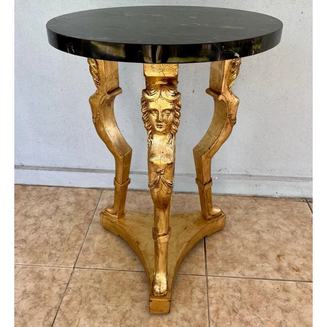 French 19th Century Grand Tour Neoclassical Giltwood Gueridon. For Sale - Image 11 of 11