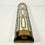 Late 20th Century Vintage Hollywood Regency Roman Empire Style Cylinder Tole Bronze Wall Sconce, Milk Glass. For Sale - Image 5 of 13