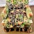 Asparagus Vintage English Boho Chic Arts & Crafts Drexel Botanical Chintz Flora Lounge Chair, Reupholstered. For Sale - Image 8 of 12