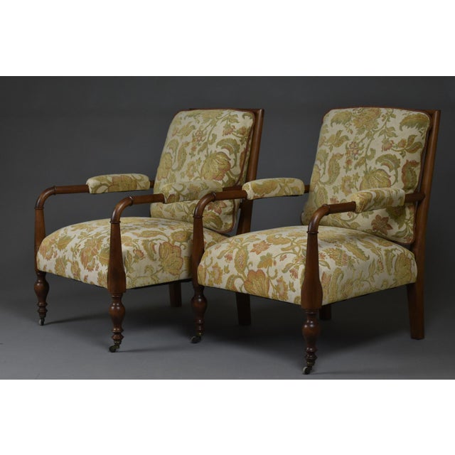 Antique Edwardian Lounge Chairs, 1890s, Set of 2 For Sale - Image 15 of 15