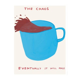 David Shrigley Lithograph Poster the Chaos, 2022 For Sale