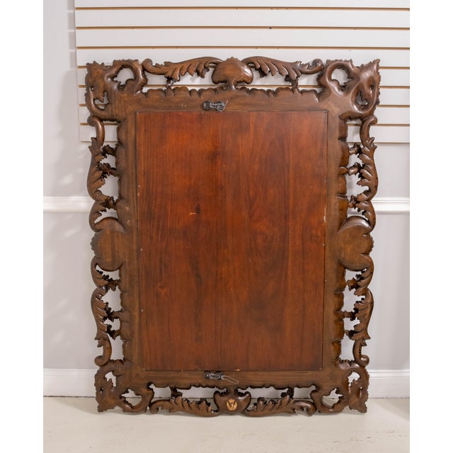 Theodore Alexander 19th C. Style Gilt Carved Wood Hanging Mirror For Sale - Image 10 of 11