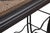 Black Mediterranean Style Console Table and Wine Rack For Sale - Image 8 of 9