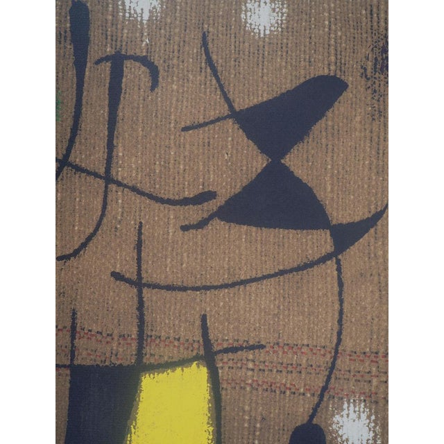 Joan Miro, Femme au téléphone, Lithograph For Sale - Image 3 of 5