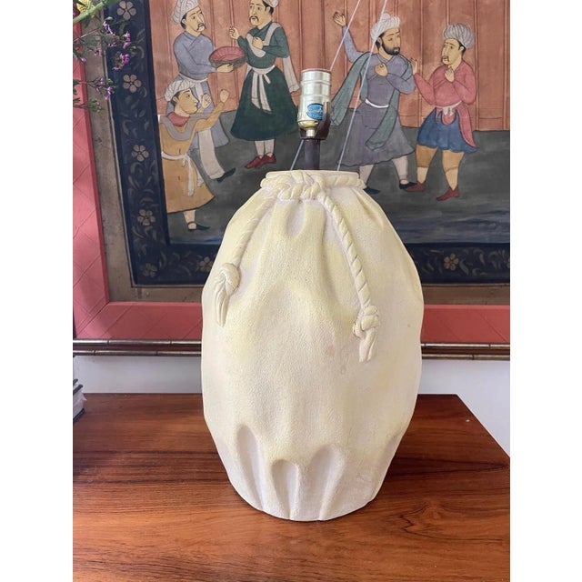 Vintage Raymor Plaster Paper Bag Lamp For Sale - Image 10 of 10