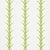 Schumacher X Celerie Kemble Acanthus Stripe Fabric in Leaf For Sale