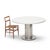 Round Table with Central Leg, 1970s For Sale - Image 10 of 11