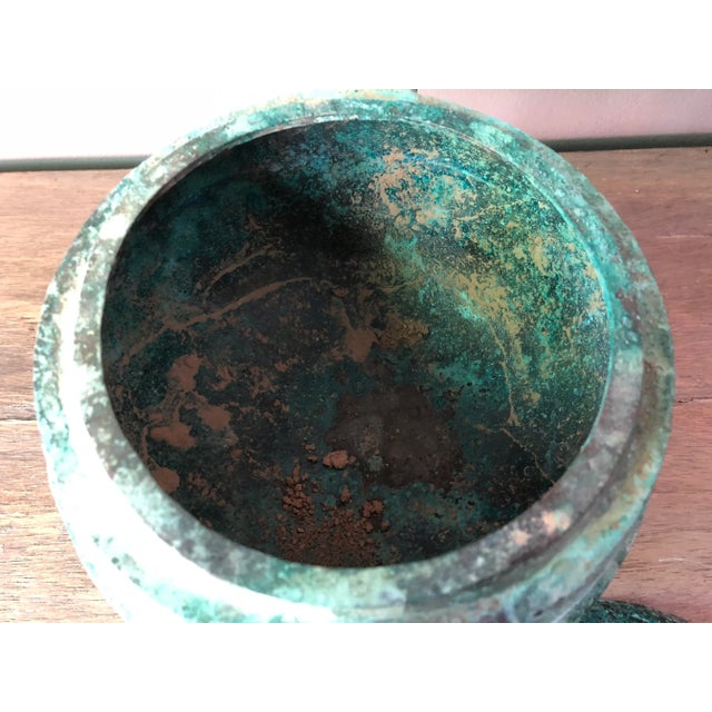 Chinese 15th Century Figurative Han Dynasty Bronze Pot For Sale - Image 3 of 10
