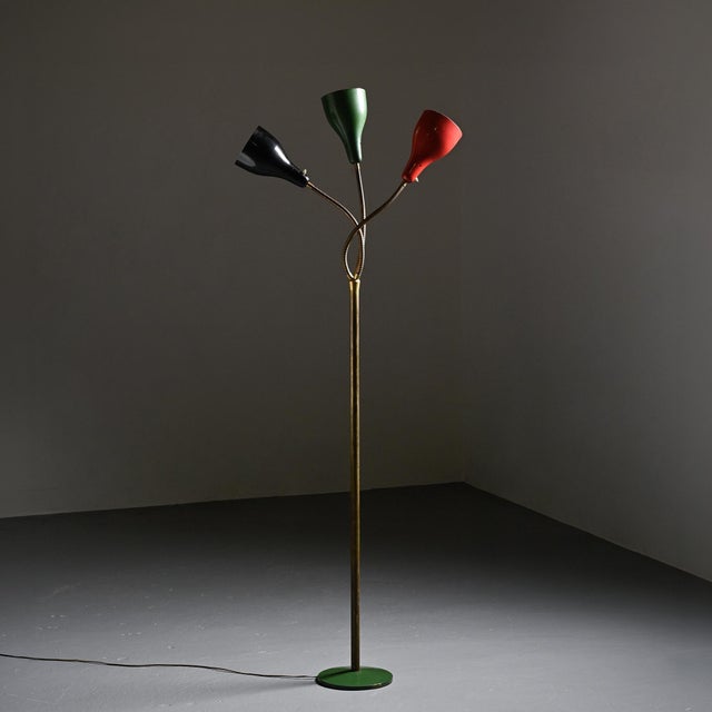 Adjustable Floor Lamp by Giuseppe Ostuni, Oluce 1950 from Oluce For Sale - Image 10 of 10