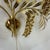 Large Italian Floral Gilded Gold Wall Lamp, 1970s For Sale - Image 17 of 18