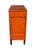 Antique Federal Tiger Maple Chest of Drawer With Original Red Wash & Grain Paint For Sale - Image 9 of 12