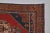 Red & Nvy Blue Vintage Floral Carpet For Sale - Image 9 of 10