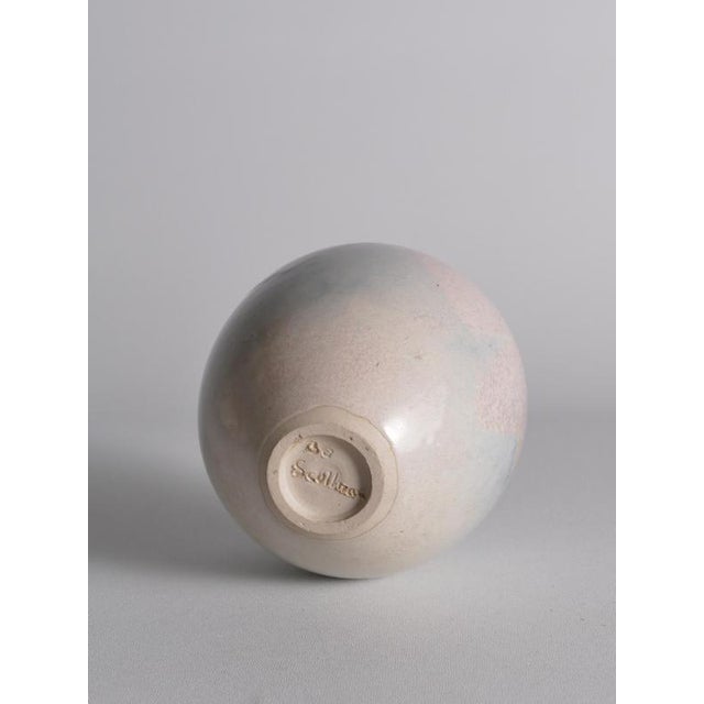 Late 20th Century Scandinavian Modern Studio Stoneware Vase from Bo Scullman For Sale - Image 15 of 18