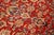 Hand Knotted Persian Style Vintage Wool Area Rug Red Field Floral Medallion For Sale - Image 16 of 18