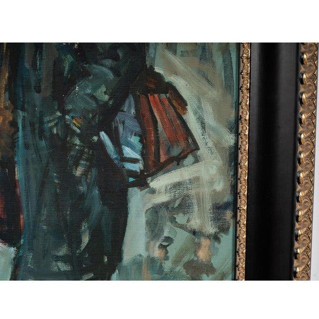 1960s Vintage Antonio Gonzalez Collado Original Oil Painting on Canvas For Sale - Image 5 of 6