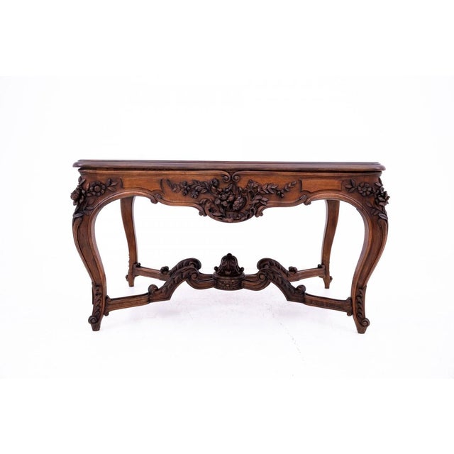 Antique French Richly Carved Table For Sale - Image 12 of 13